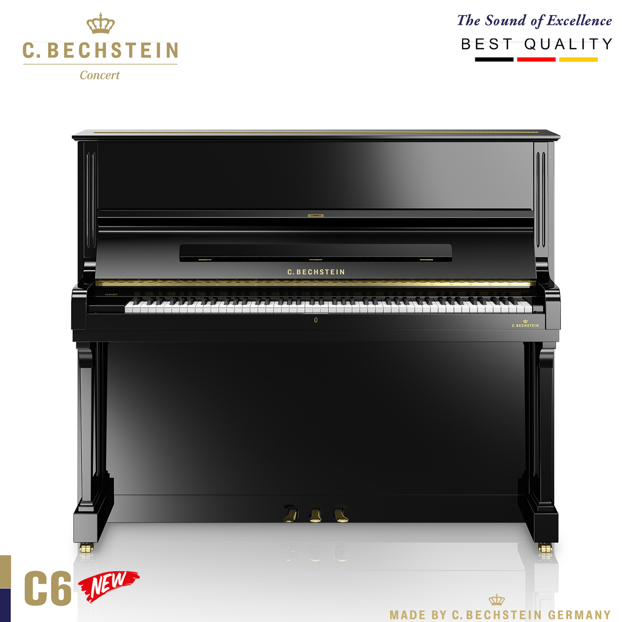 ĐÀN PIANO UPRIGHT C. BECHSTEIN C6 (TỪ 1.458 TRIỆU)