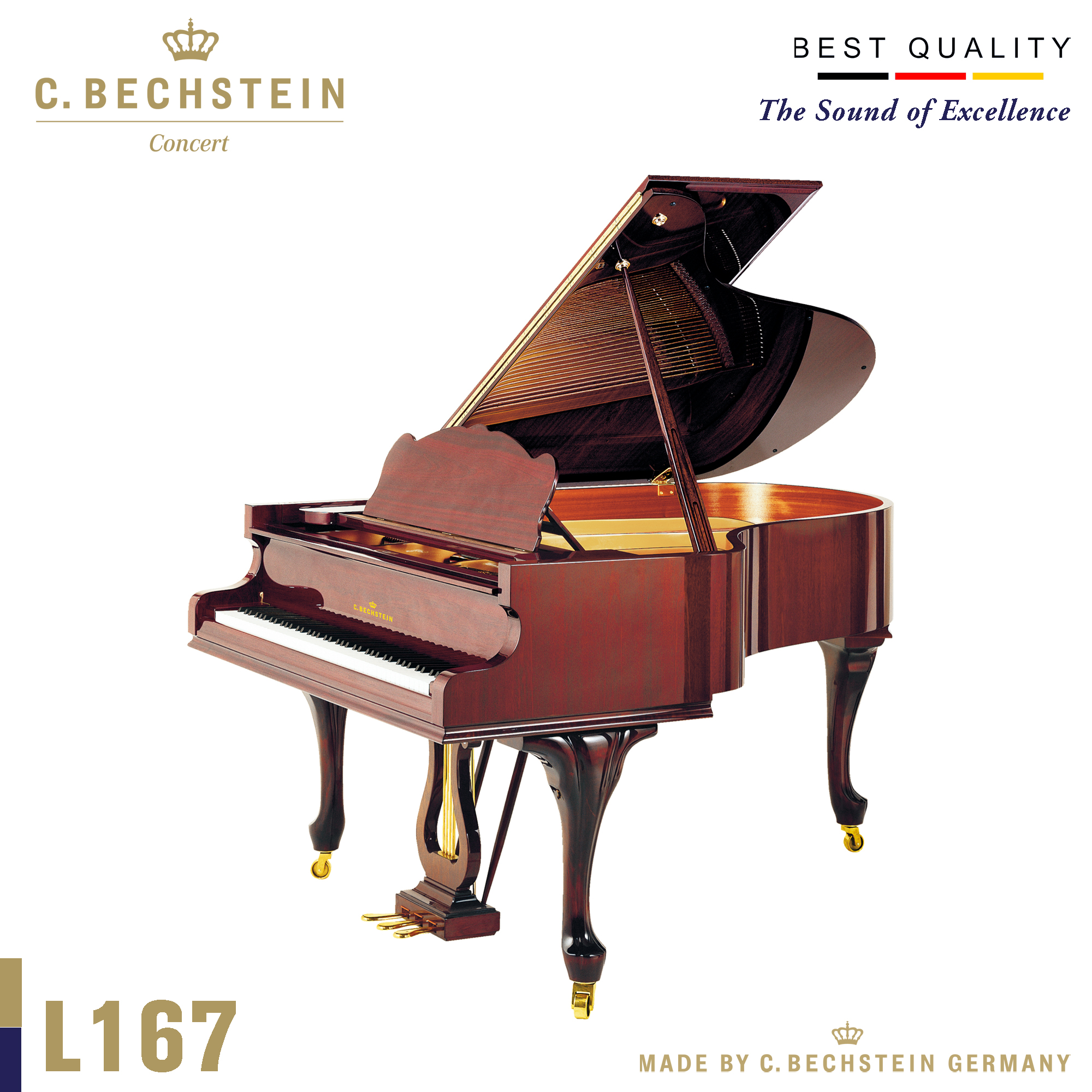 ĐÀN PIANO GRAND C. BECHSTEIN CONCERT L167 (TỪ 2.988 TRIỆU)