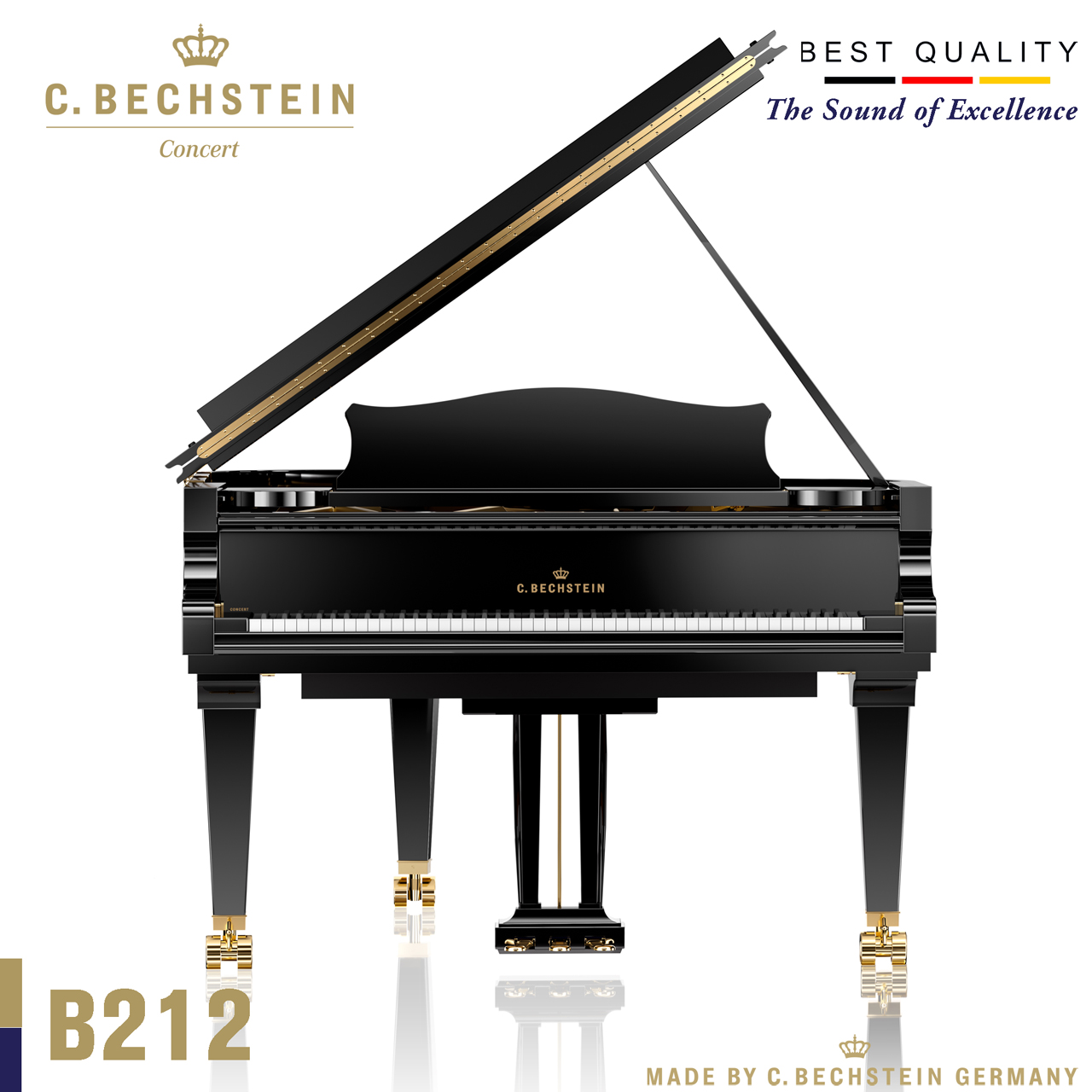 ĐÀN PIANO GRAND C. BECHSTEIN CONCERT B212 (TỪ 4.488 TRIỆU)