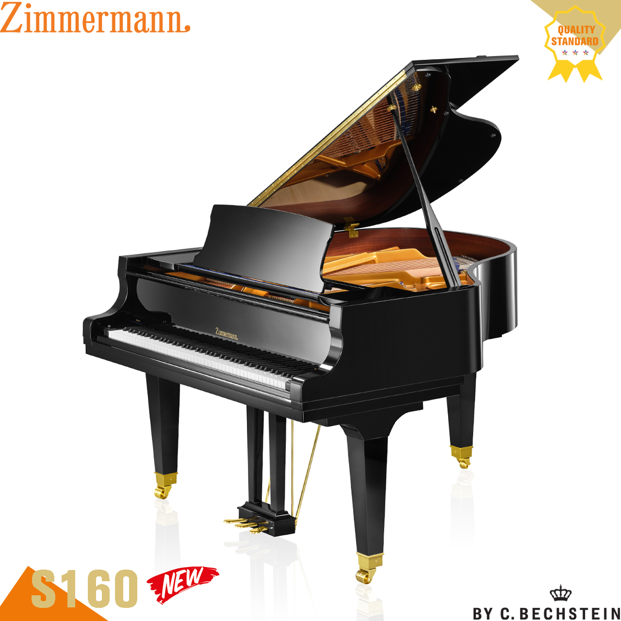 ĐÀN PIANO GRAND ZIMMERMANN S160 (398 TRIỆU)