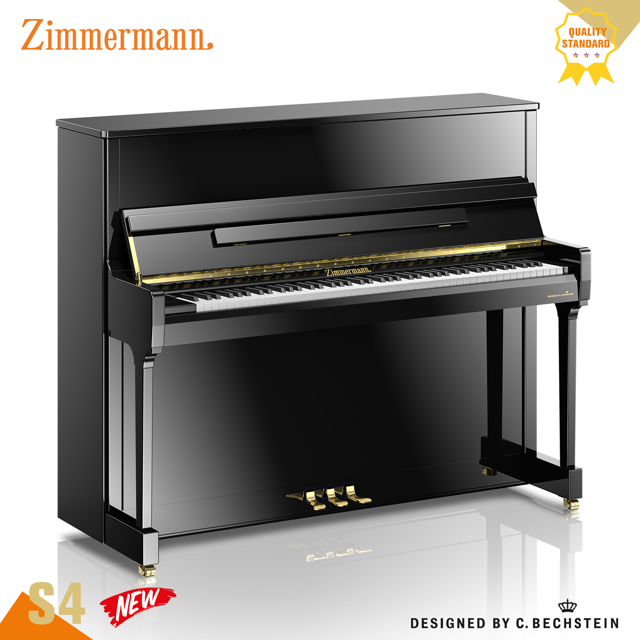 ĐÀN PIANO UPRIGHT ZIMMERMANN S4 (198 TRIỆU)