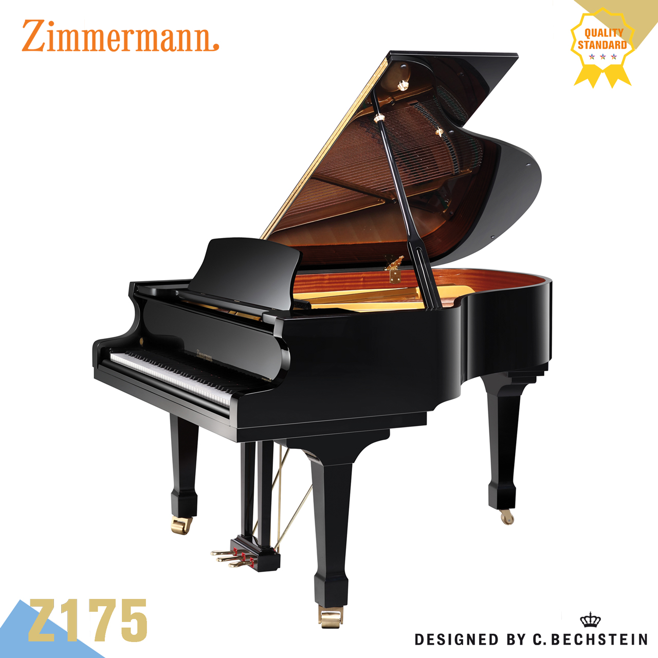 ĐÀN PIANO GRAND ZIMMERMANN Z175 (458 TRIỆU)