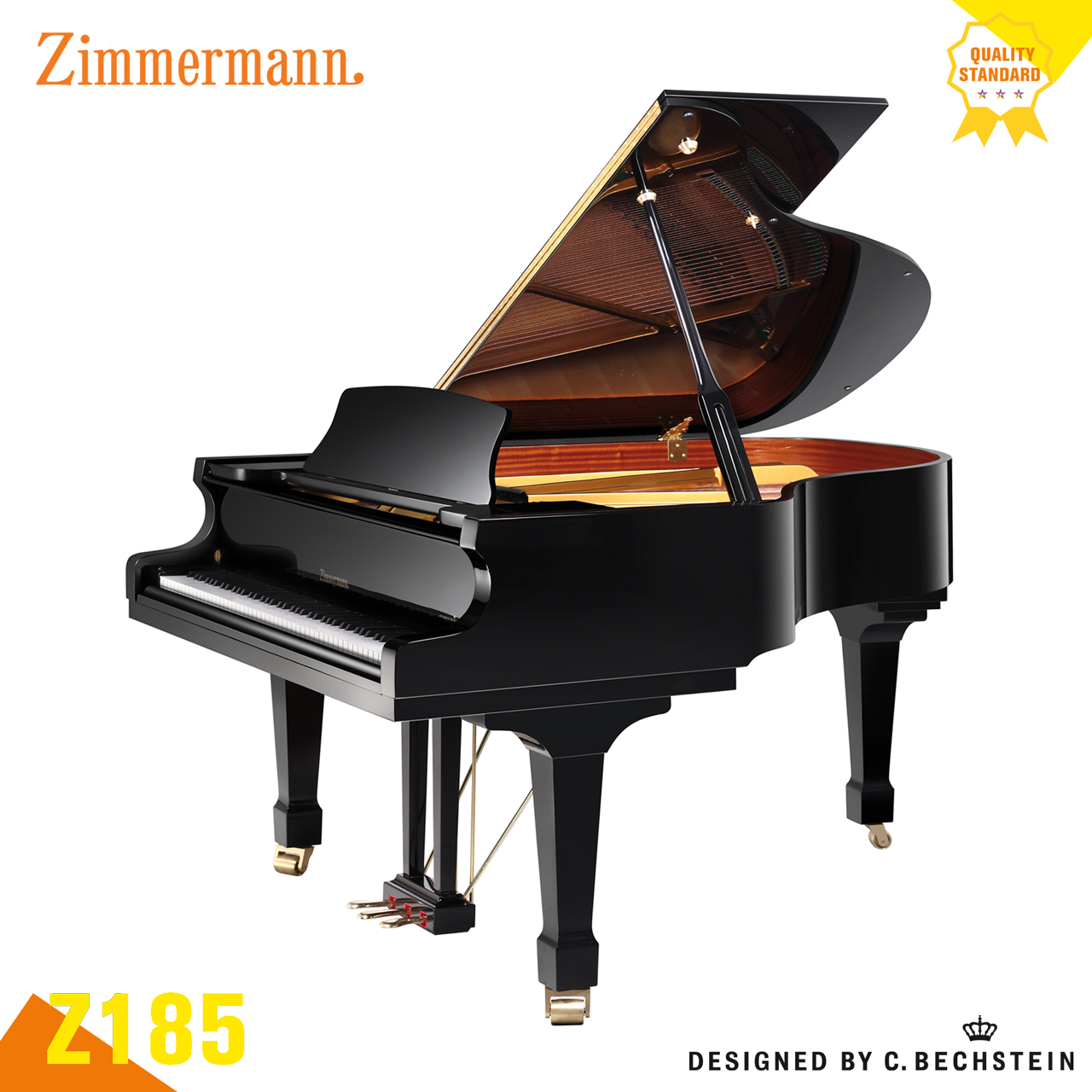 ĐÀN PIANO GRAND ZIMMERMANN Z185 (498TRIỆU)