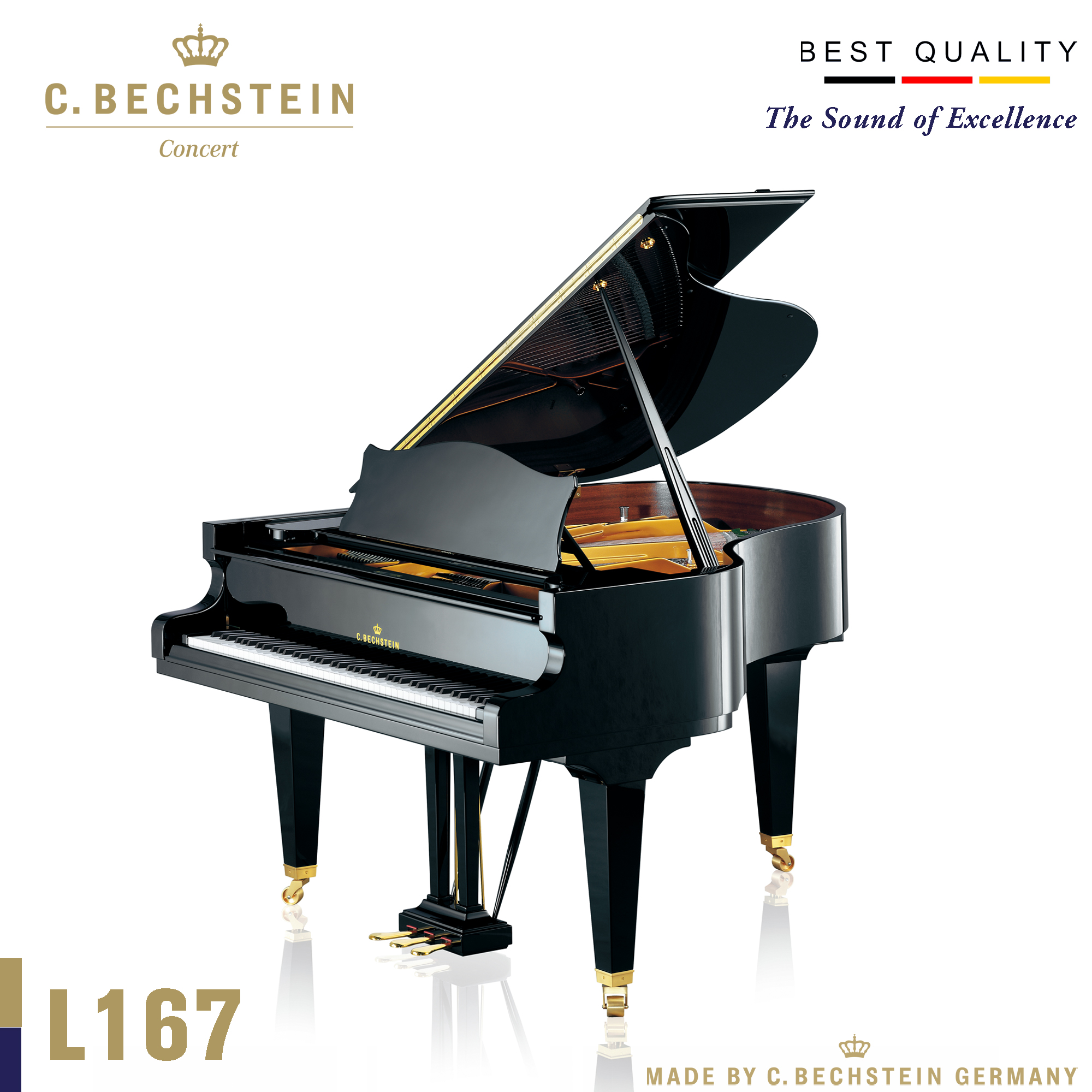 ĐÀN PIANO GRAND C. BECHSTEIN CONCERT L167 (TỪ 2.988 TRIỆU)