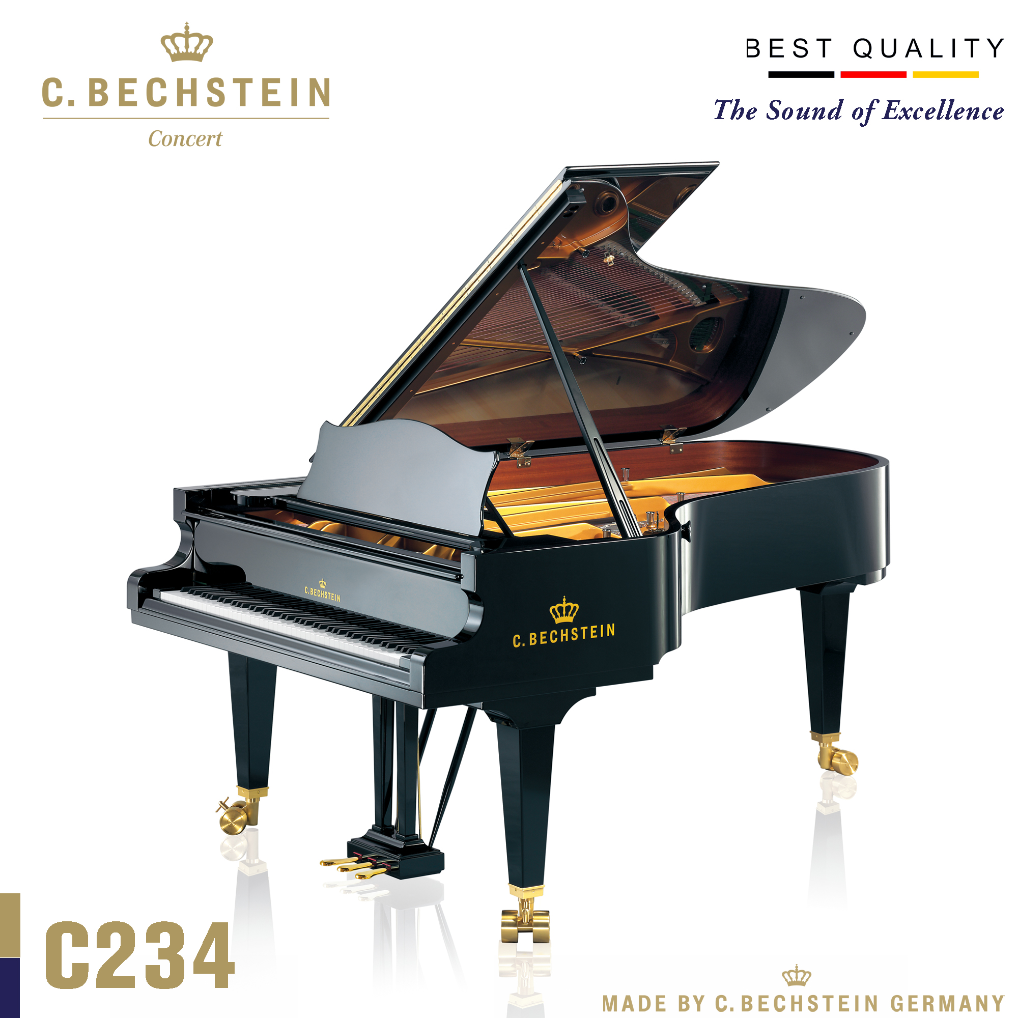 ĐÀN PIANO GRAND C. BECHSTEIN CONCERT C234 (LIÊN HỆ)